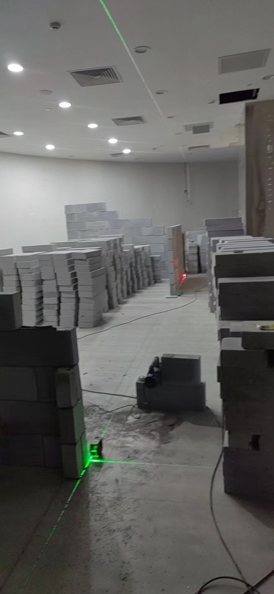 保温隔热隔墙施工现场（参考）